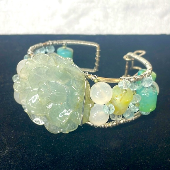 Hand made bracelet Semi-precious stones. - Picture 1 of 5